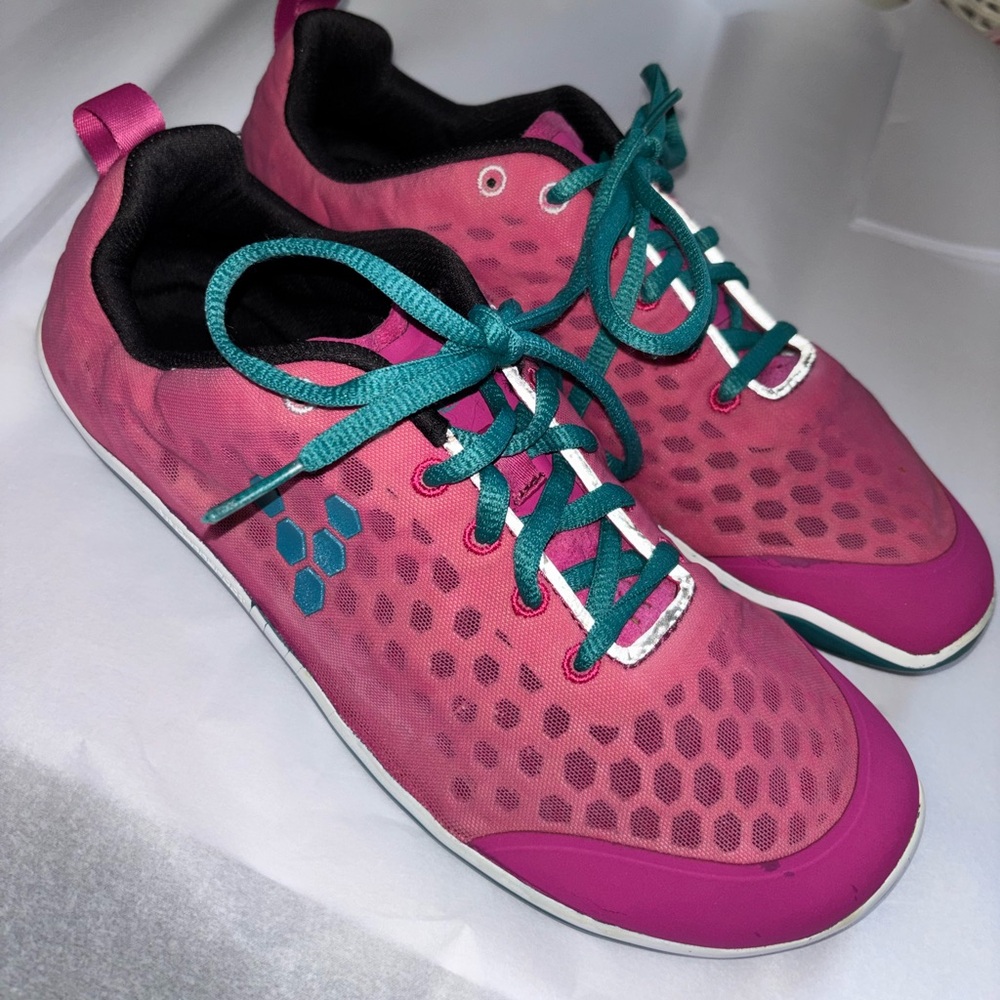 Vivo Barefoot Pink and Teal Athletic Shoes